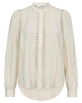 Aila CC Lace Skjorte - Off White